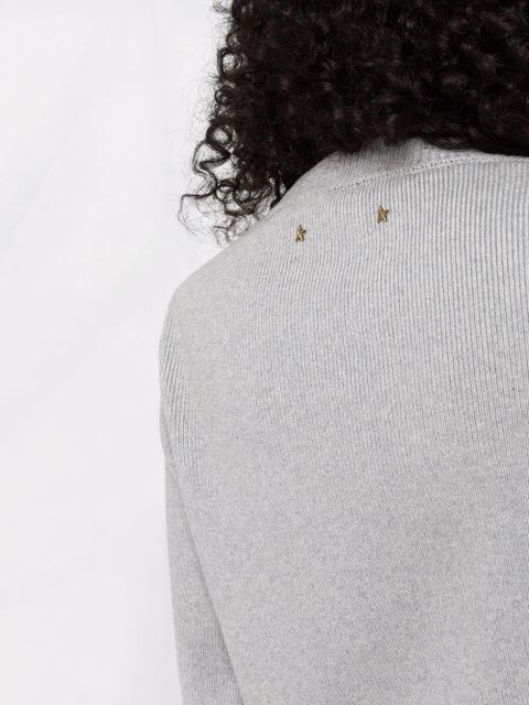 Golden Goose distressed cotton-blend jumper - Grey