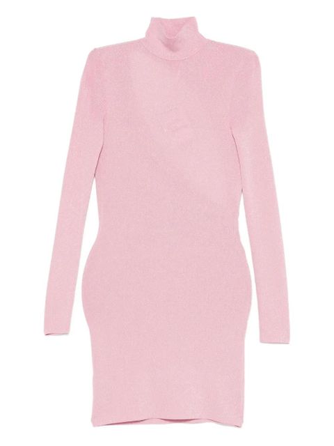 Self-Portrait high-neck fitted dress - Pink - zdjęcie produktu nr 1