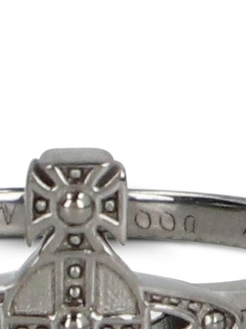 Vivienne Westwood orb pendant ring - Grey