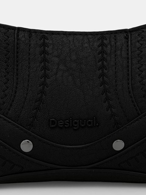 Desigual torebka EMBRO PATCH ALSACIA B kolor czarny 25WAXPA9