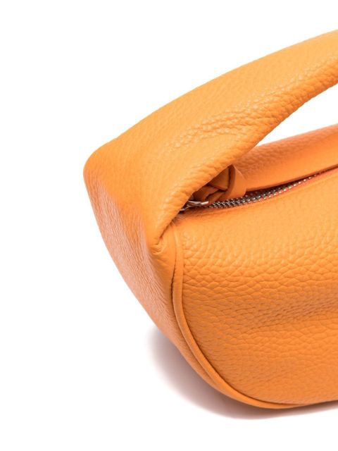 BY FAR Cush leather shoulder bag - Orange - zdjęcie produktu nr 2