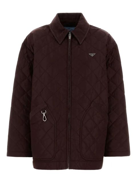 Prada quilted zip jacket - Brown - zdjęcie produktu nr 1