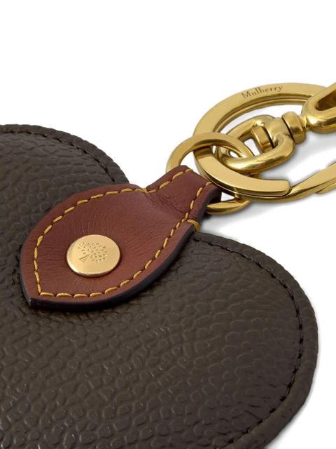 Mulberry Heart pebble-grain keyring - Brown - zdjęcie produktu nr 2