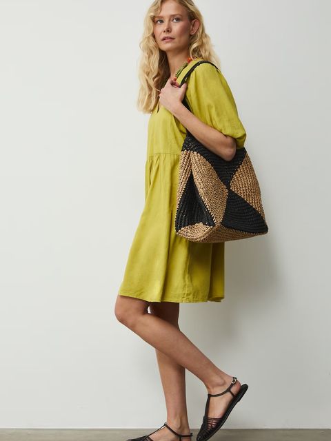 Medicine sukienka oversize z lnem - zdjęcie produktu nr 2