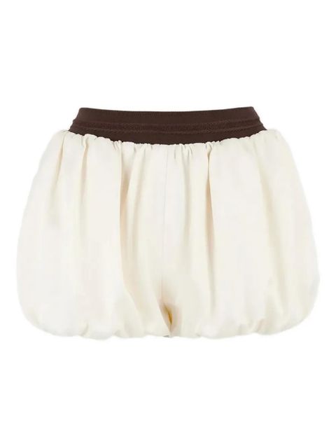 Manière De Voir Zoe gathered bubble shorts - Neutrals - zdjęcie produktu nr 1