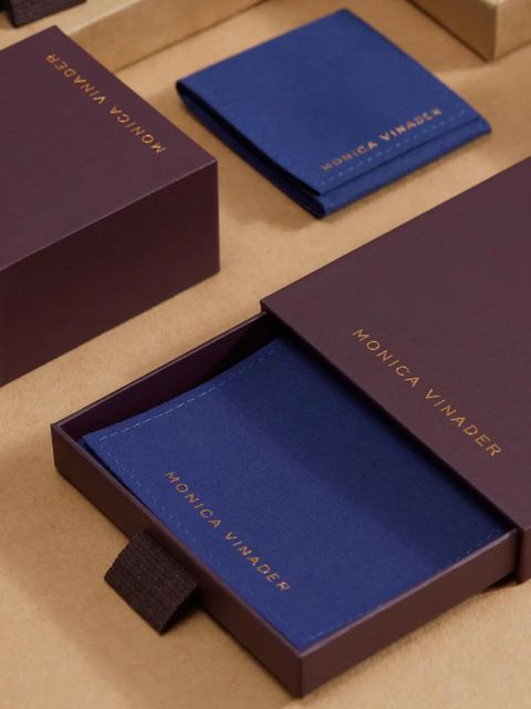 Monica Vinader November citrine birthstone necklace - Silver