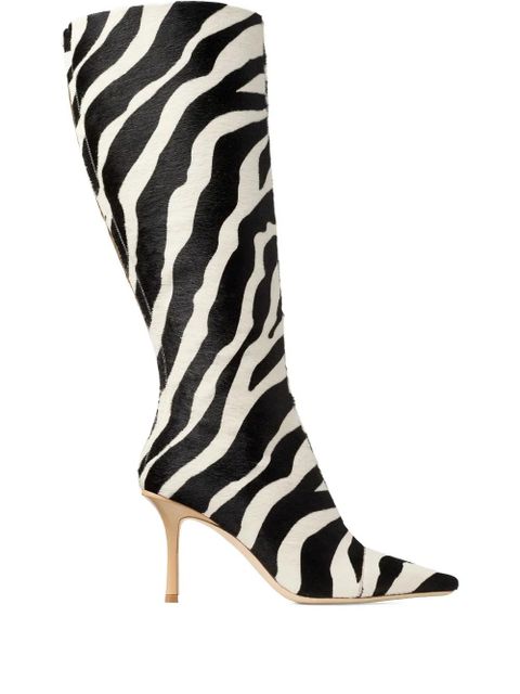 Jimmy Choo 85mm Gloria knee-high boot - White - zdjęcie produktu nr 1