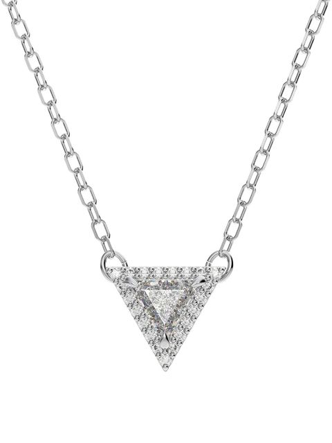 Swarovski triangle-pendant necklaces - Silver - zdjęcie produktu nr 2