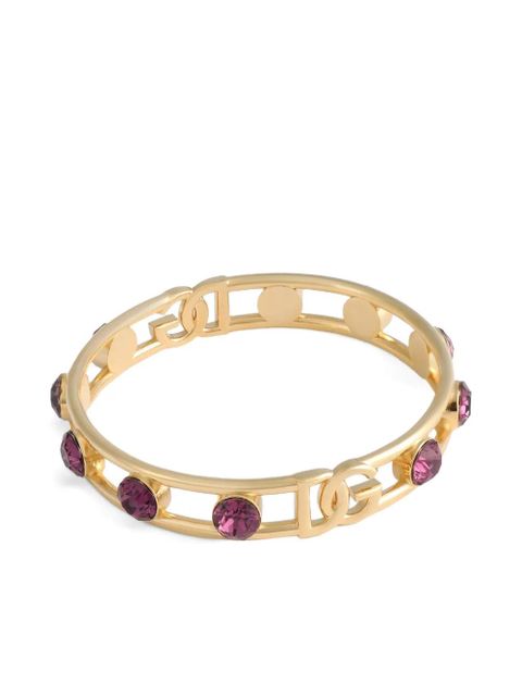 Dolce & Gabbana logo-plaque bracelet - Gold