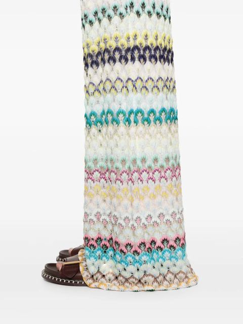 Missoni zigzag trousers - White