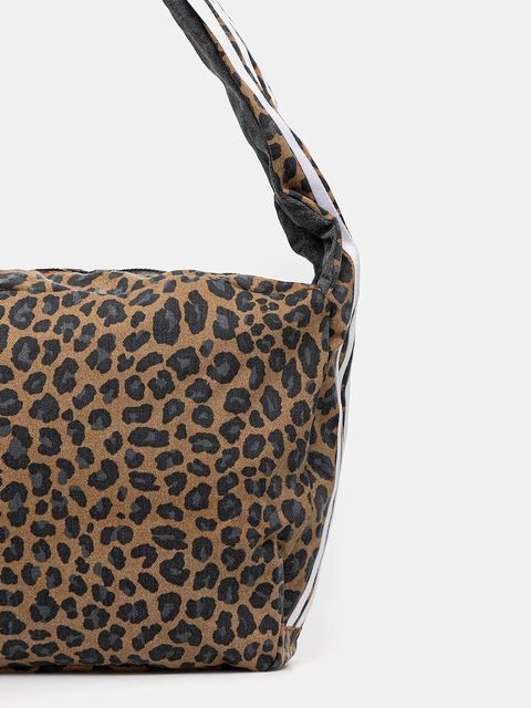 adidas Originals torba bawełniana Leo L Bag kolor beżowy JX3200