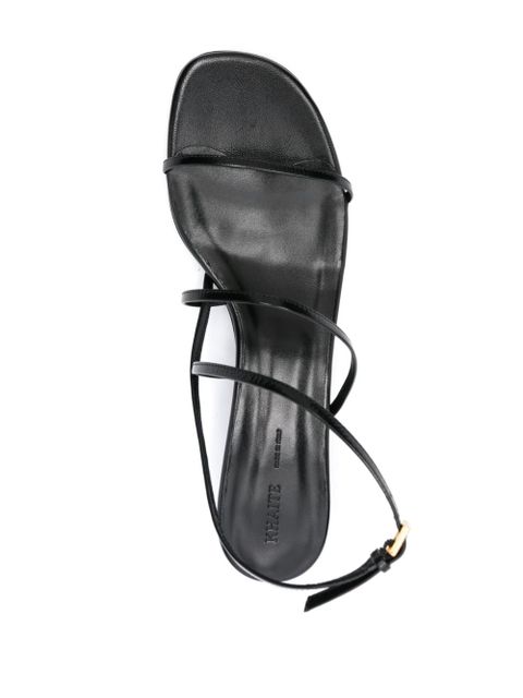KHAITE 35mm Loop sandals - Black