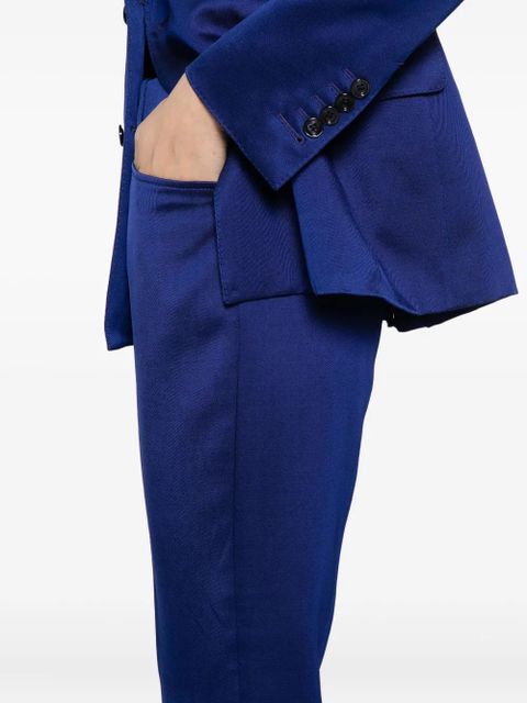 TOM FORD cropped straight-leg trousers - Blue
