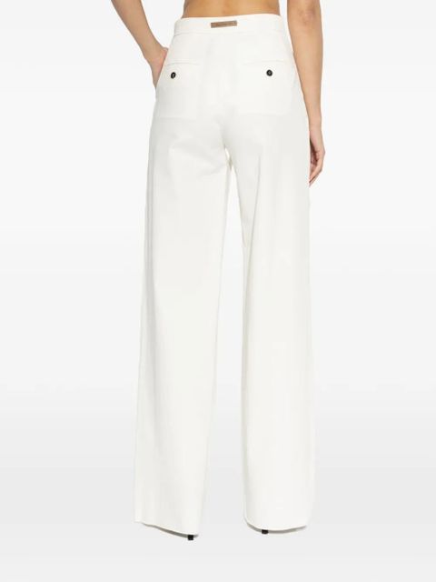 Max Mara Dentice buttoned trousers - White
