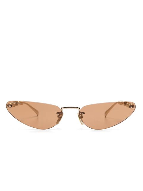 Gucci Eyewear rimless sunglasses - Gold - zdjęcie produktu nr 1