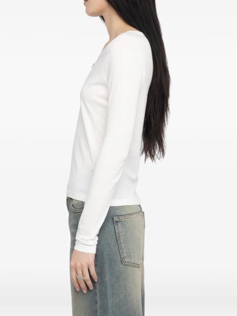 Zadig&Voltaire long-sleeved T-shirt - White