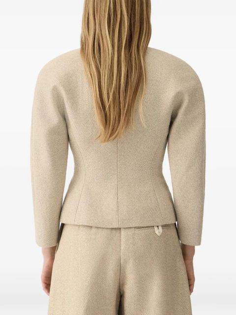 Jacquemus Ovalo jacket - Neutrals
