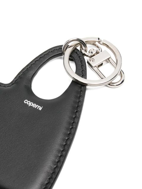 Coperni heart-shaped leather keyring - Black - zdjęcie produktu nr 2