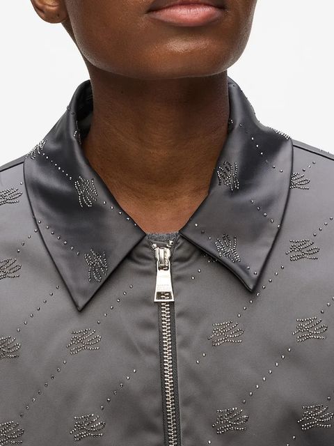 Karl Lagerfeld kurtka bomber kolor szary przejściowa A4W14046