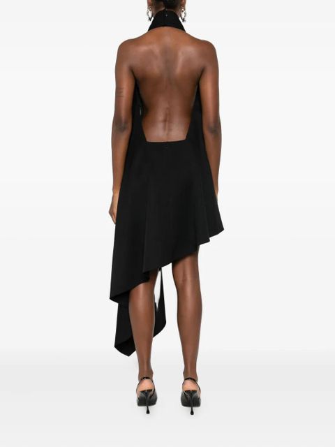 Givenchy asymmetric draped dress - Black