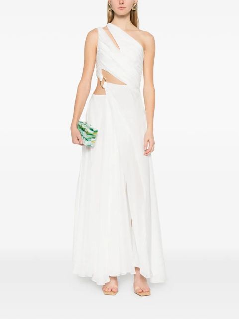Cult Gaia Zan one-shoulder ring gown dress - White - zdjęcie produktu nr 2