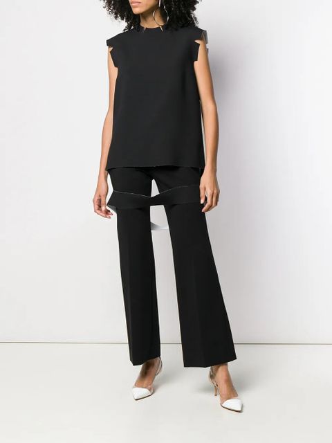 Maison Margiela structured tank top - Black - zdjęcie produktu nr 2