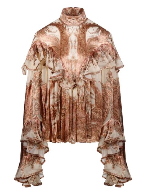 ZIMMERMANN Hypnotic blouse - Neutrals - zdjęcie produktu nr 1