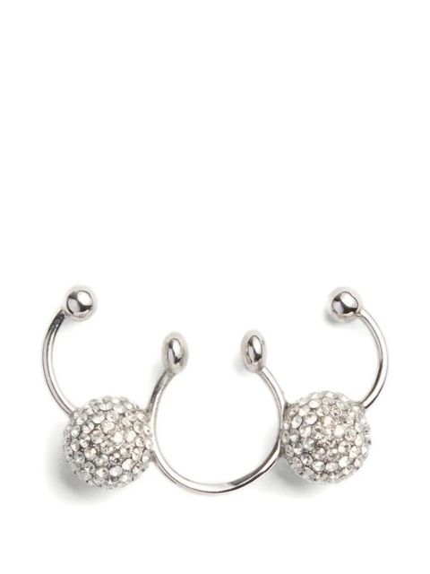 Valentino Garavani Poetique des Gouttes nose ring - Silver
