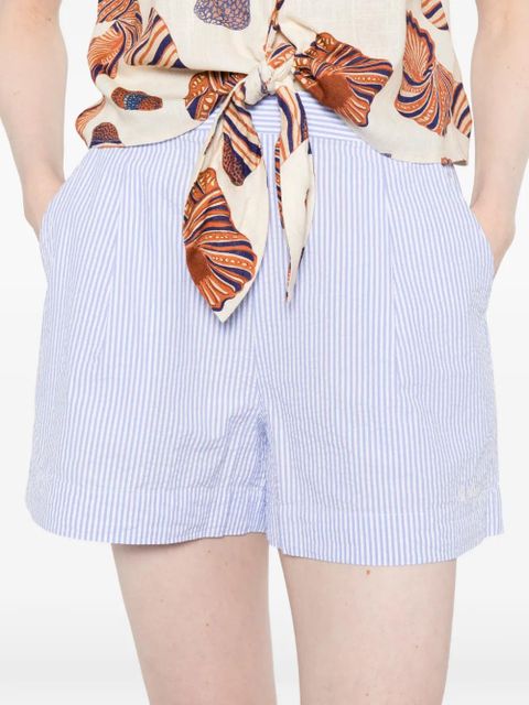 MC2 Saint Barth Amani striped shorts - Blue