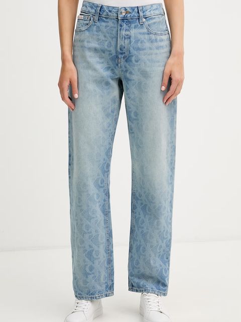 Calvin Klein Jeans jeansy straight damskie - zdjęcie produktu nr 1