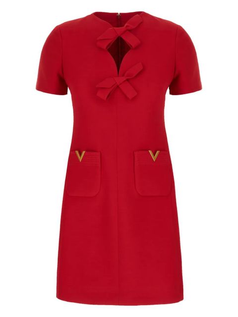 Valentino Garavani Crepe Couture mini dress - Red