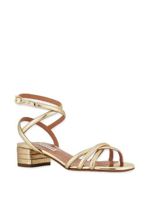 Aquazzura strappy buckle-fastening sandals - Gold - zdjęcie produktu nr 2