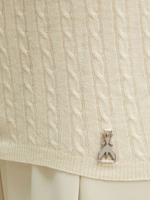 Patrizia Pepe sweter wełniany damski kolor kremowy lekki 8K0263 K034