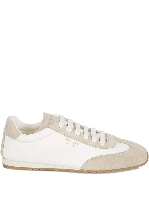 Prada lace-up round-toe sneakers - White - zdjęcie produktu nr 1