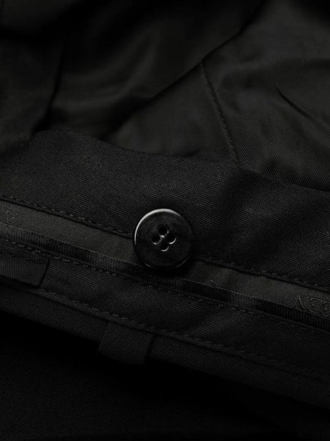 Alexander McQueen high-waisted tailored wool trousers - Black