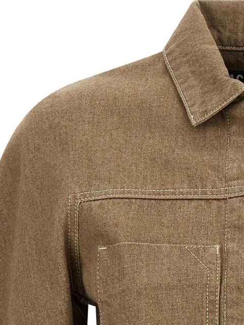 Jacquemus The Ovalo cargo cotton jacket - Neutrals