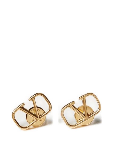 Valentino Garavani VLogo Signature metal earrings. - Gold - zdjęcie produktu nr 1