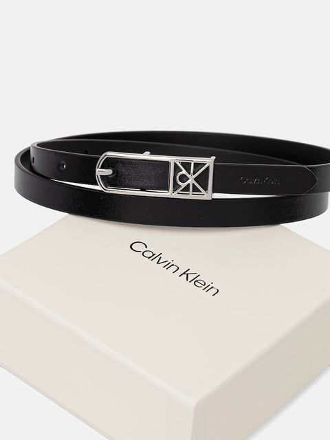 Calvin Klein pasek damski kolor czarny LV04F7057G