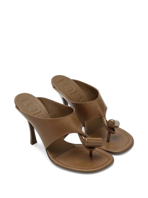 LOEWE toe-strap sandals - Brown - zdjęcie produktu nr 2