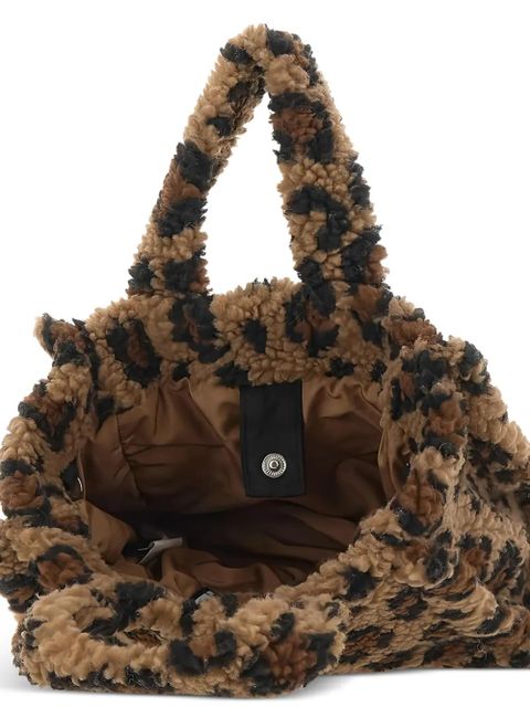 MC2 Saint Barth animal-print tote bag - Brown