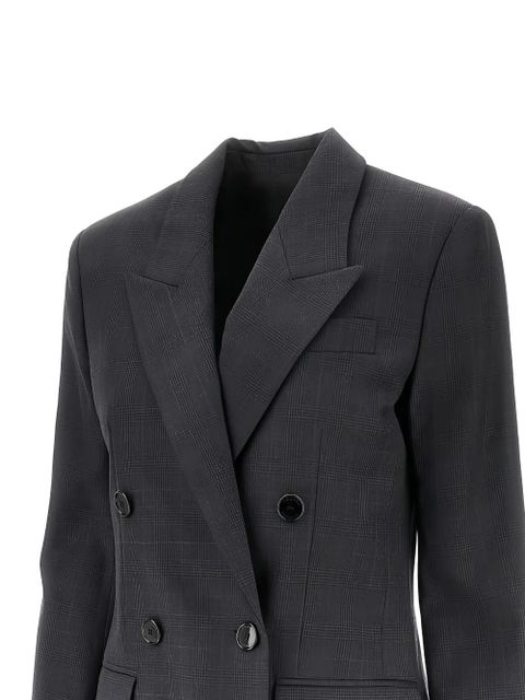 ISABEL MARANT double-breasted checked jacket - Grey - zdjęcie produktu nr 2