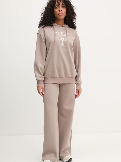 Guess bluza ROBERTA damska z kapturem z aplikacją V5RQ11 KC3D2