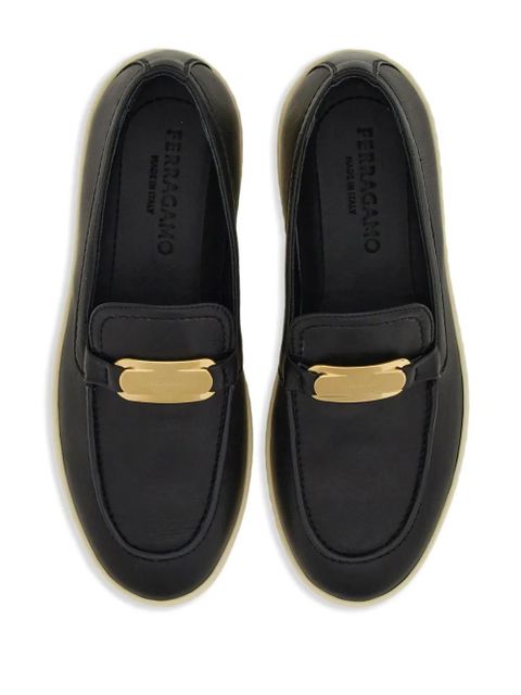 Ferragamo New Vara buckle loafers - Black