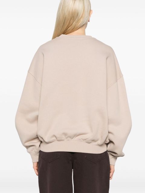 ROTATE BIRGER CHRISTENSEN logo-embroidered sweatshirt - Neutrals