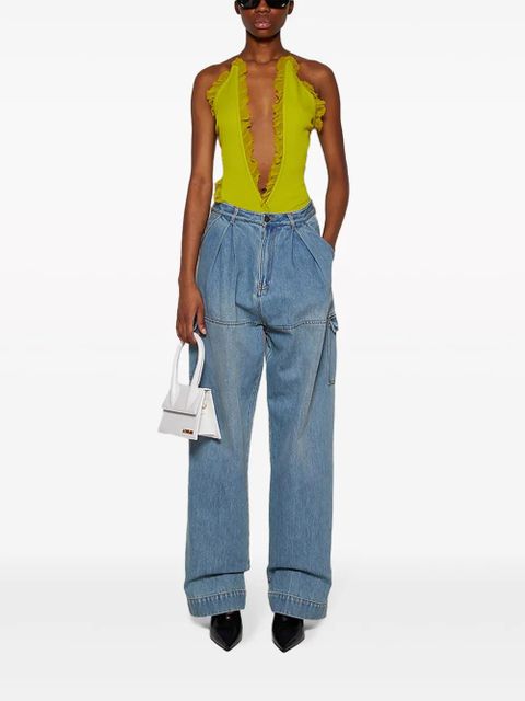 Christopher Esber Carina bodysuit - Green