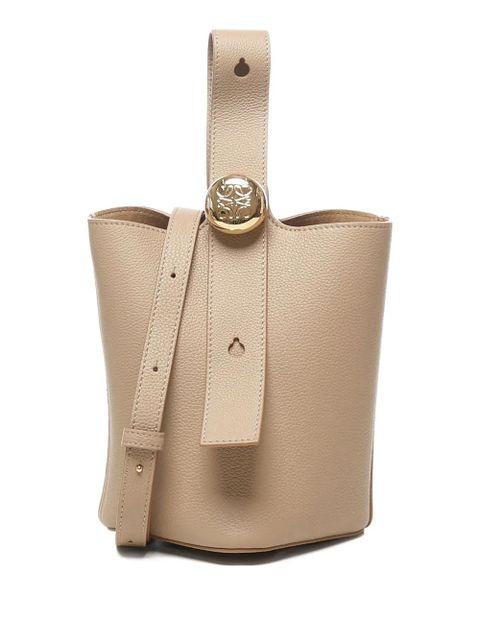 LOEWE mini Pebble bucket bag - Neutrals - zdjęcie produktu nr 1
