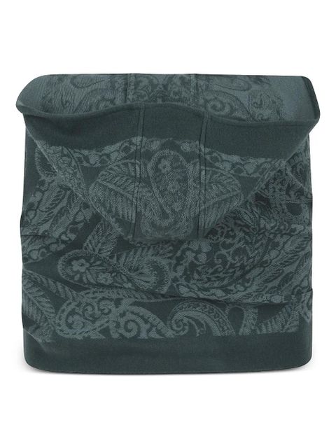 ETRO paisley-print fringed scarf - Grey - zdjęcie produktu nr 2