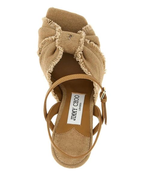 Jimmy Choo 95mm Annika sandals - Neutrals