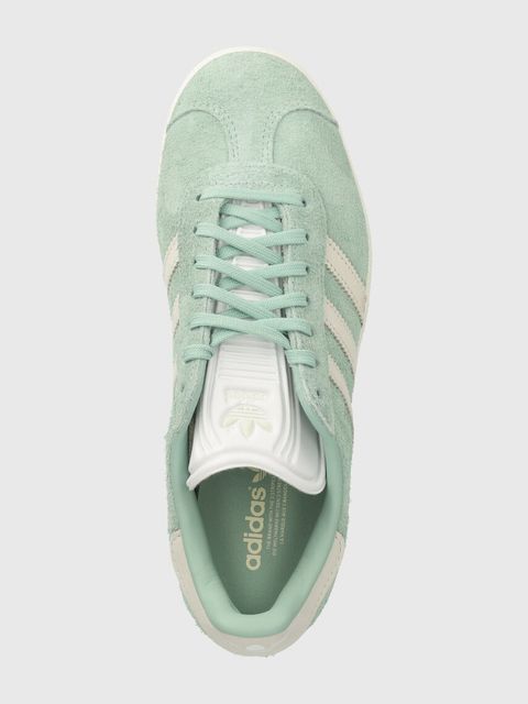 adidas Originals sneakersy skórzane Gazelle kolor zielony IG4393