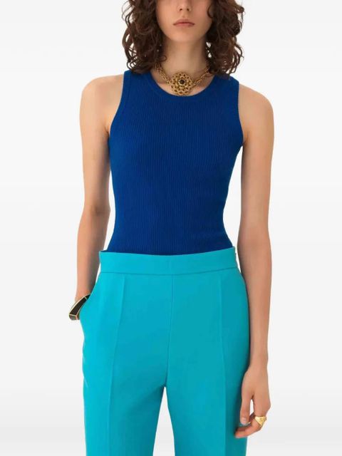 Chloé ribbed-knit tank top - Blue